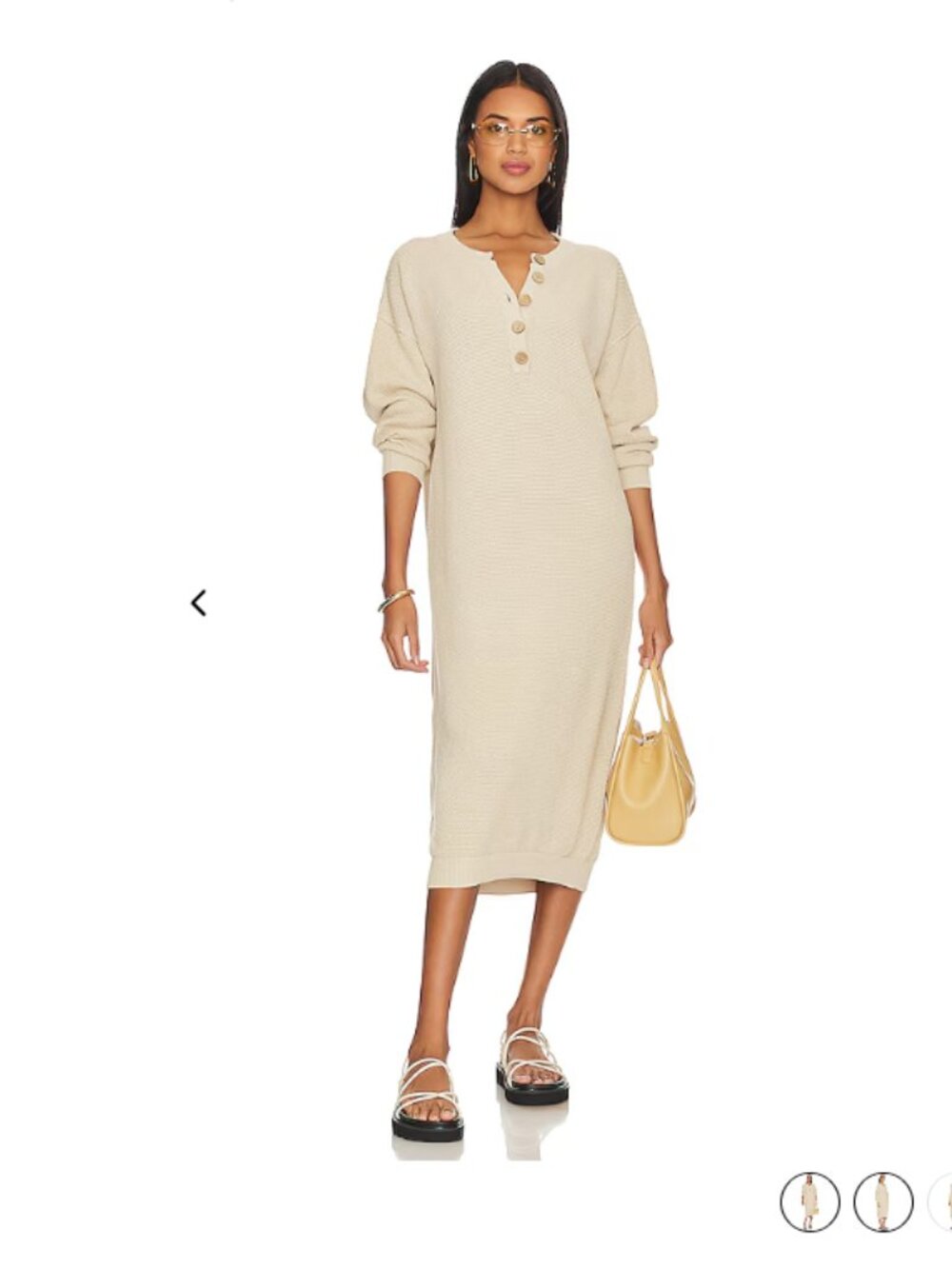 Free People Beach Hailee Sweater Midi Dress